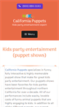Mobile Screenshot of californiapuppets.com